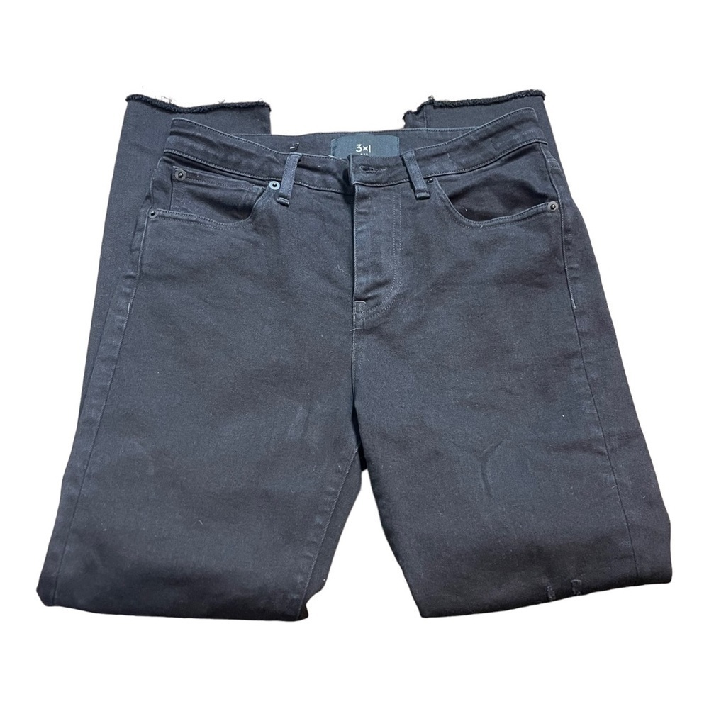 Nwot 3x1 raw hem cropped black jeans